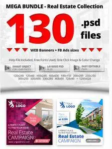 GraphicRiver - 10 in 1 Real Estate Web & FB Banners - MEGA Bundle 3