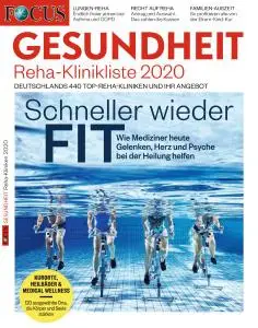 Focus Gesundheit Nr.61 - Reha-Klinikliste 2020