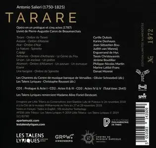 Christophe Rousset, Les Talens Lyriques - Antonio Salieri: Tarare (2019)