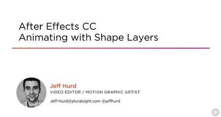 After Effects CC Animating with Shape Layers