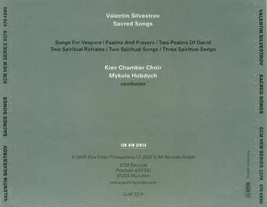 Kiev Chamber Choir, Mykola Hobdych - Valentin Silvestrov: Sacred Songs (2012)