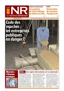 LA NOUVELLE REPUBLIQUE 22 23 24 25 JANVIER 2011