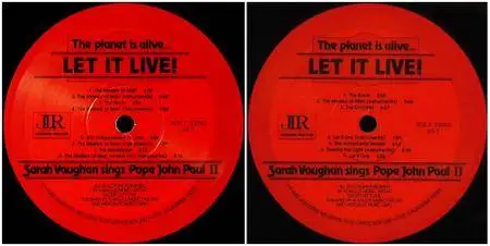 Sarah Vaughan - The Planet Is Alive - Let It Live: Sarah Vaughan sings Pope John Paul II (1984) {1985 Jazzletter}