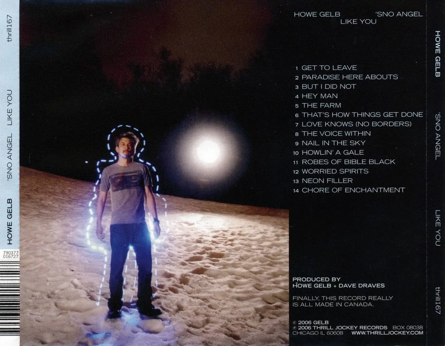 Howe Gelb - 'Sno Angel Like You (2006) {Thrill Jockey Records - thrill167}