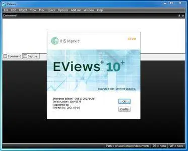EViews 10 (Patch Date: October 17, 2017)