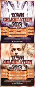 GraphicRiver Town Celebration 2013 Flyer