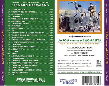 Bernard Herrmann - Jason and the Argonauts: Original Motion Picture Score (1963) Re-Recording 1999, Sinfonia Of London