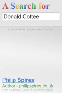 «Search for Donald Cottee» by Philip Spires