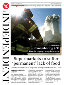 The Independent - 11 September 2021
