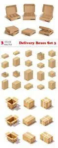 Vectors - Delivery Boxes Set 3