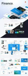 Financo Minimalist Finance PowerPoint Template