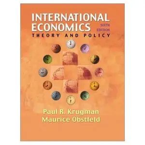 International Economics: Theory and Policy