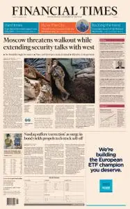 Financial Times Europe - January 11, 2022