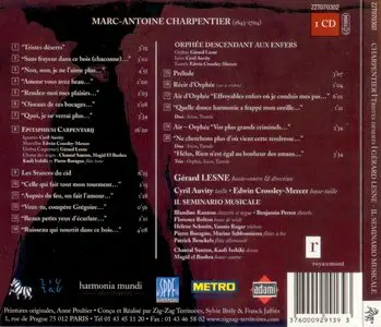 Marc Antoine Charpentier - Tristes Deserts - Gerard Lesne - Il Seminario Musicale