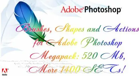 Brushes, Shapes and Actions for Adobe Photoshop