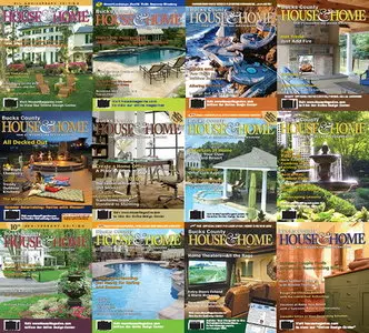 Bucks County House & Home Magazine 2008 - 2010 Full Collection