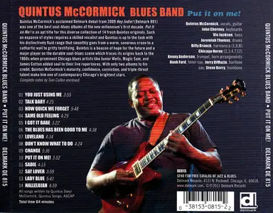 Quintus McCormick Blues Band - Put It On Me! (2011) [RE-UP]