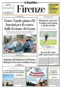 la Repubblica Firenze - 2 Ottobre 2020