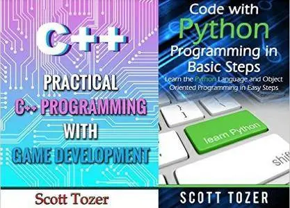 C++ Programming with Game Development and Code with Python Programming in Basic Steps (practical series bundle)