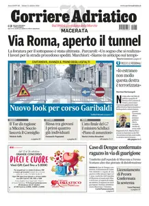 Corriere Adriatico Macerata - 12 Ottobre 2024