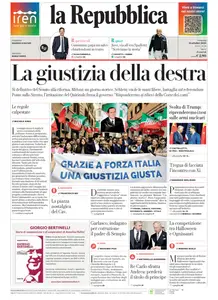 la Repubblica - 31 Ottobre 2025