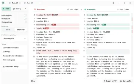 Diffchecker 6.0.1
