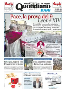 Quotidiano di Puglia Bari - 9 Maggio 2025