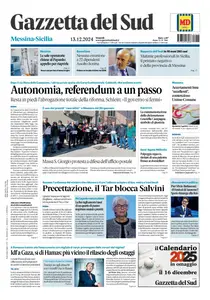 Gazzetta del Sud Messina - 13 Dicembre 2024