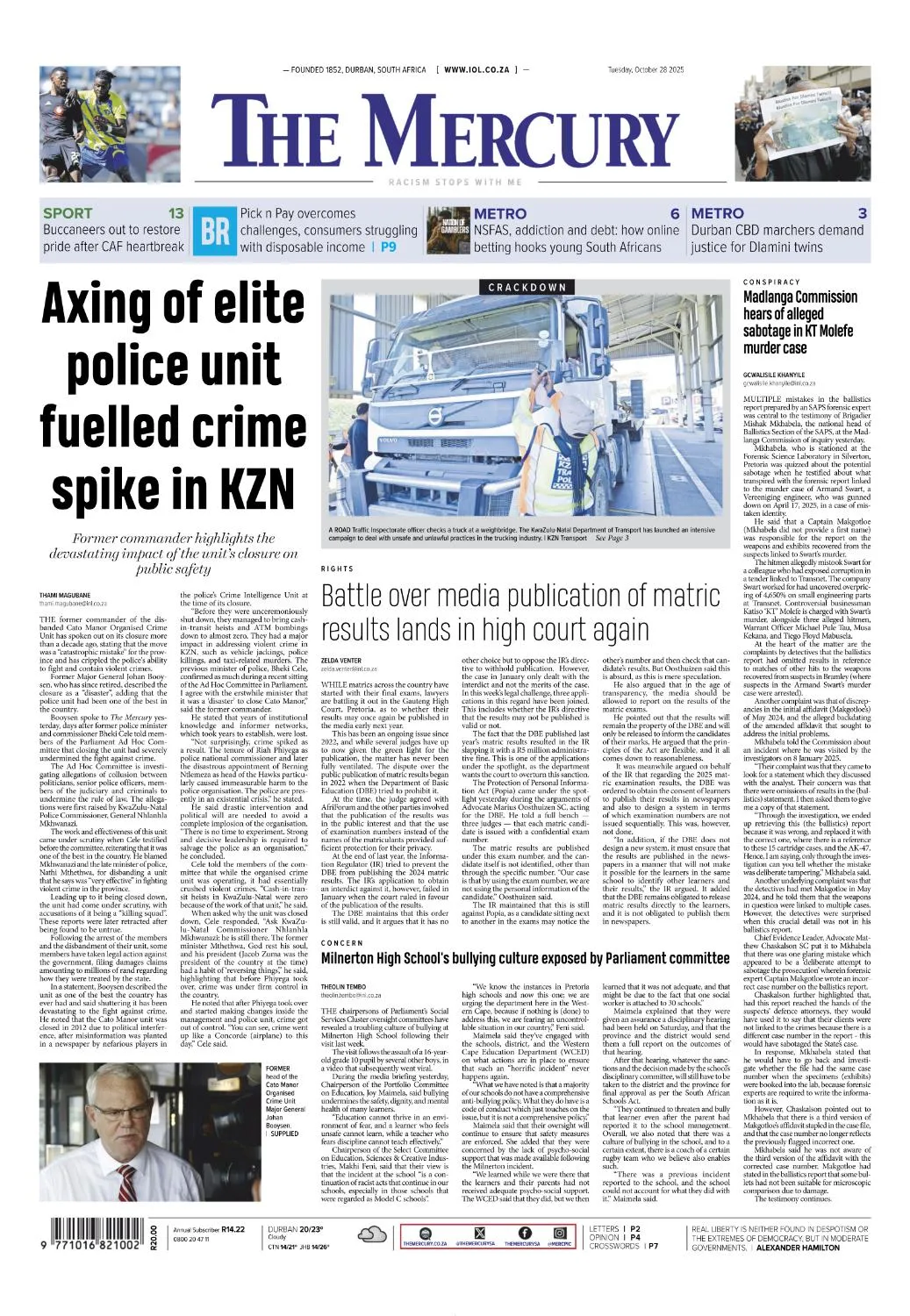 Mercury - 28 October 2025