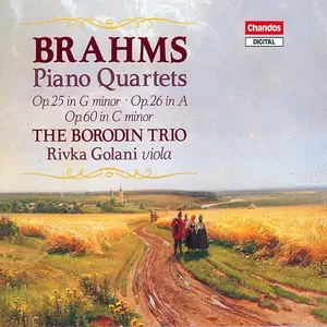 The Borodin Trio, Rivka Golani - Johannes Brahms: The Three Piano Quartets (1989)