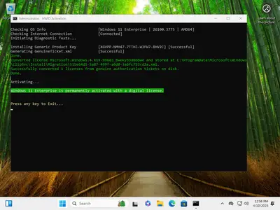 Windows 11 Enterprise/IOT Enterprise 24H2 Build 26100.3775 (No TPM Required) Preactivated Multilingual April 2025