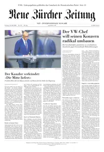 Neue Zürcher Zeitung International - 10 Juli 2026