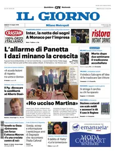Il Giorno Milano Metropoli - 31 Maggio 2025