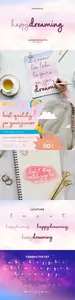 Happy Dreaming - Creative Handwriting Font