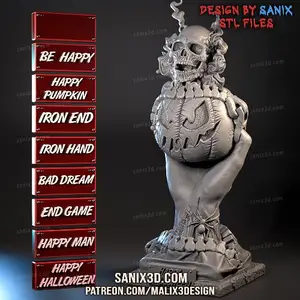 Sanix - Bad Dream (Halloween project) - 3D Print