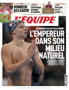 L’equipe du Vendredi 18 Octobre 2024