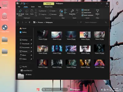 Windows 11 Pro 24H2 Build 26100.4482 Vision OS
