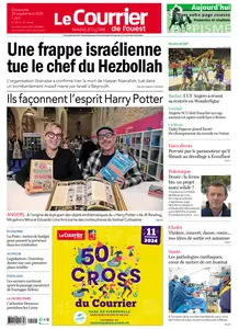 Le Courrier de l'Ouest Angers - 29 Septembre 2024