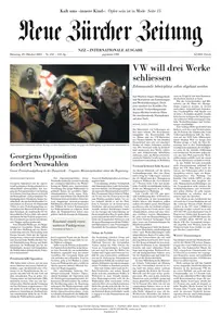 Neue Zürcher Zeitung International - 29 Oktober 2024