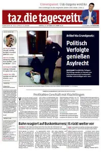 Tageszeitung TAZ vom 30 September 2014