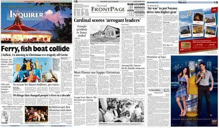 Philippine Daily Inquirer – December 25, 2009
