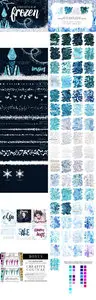 Frosted plus Frozen Icy Winter Kit