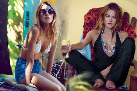 Camille Rowe - Free People May 2014