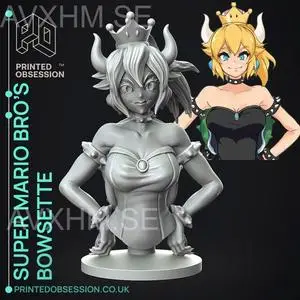 Printed Obsession - Bowsette Bust