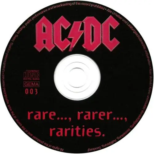 kommentar Skøn Marvel AC/DC - Rare...Rarer... Rarities (1991) {Flight Recordings} / AvaxHome