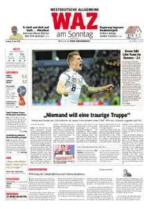 WAZ Westdeutsche Allgemeine Zeitung Sonntagsausgabe - 24. Juni 2018