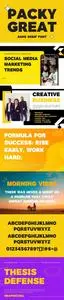 Packy Great Modern Sans Serif Font Typeface