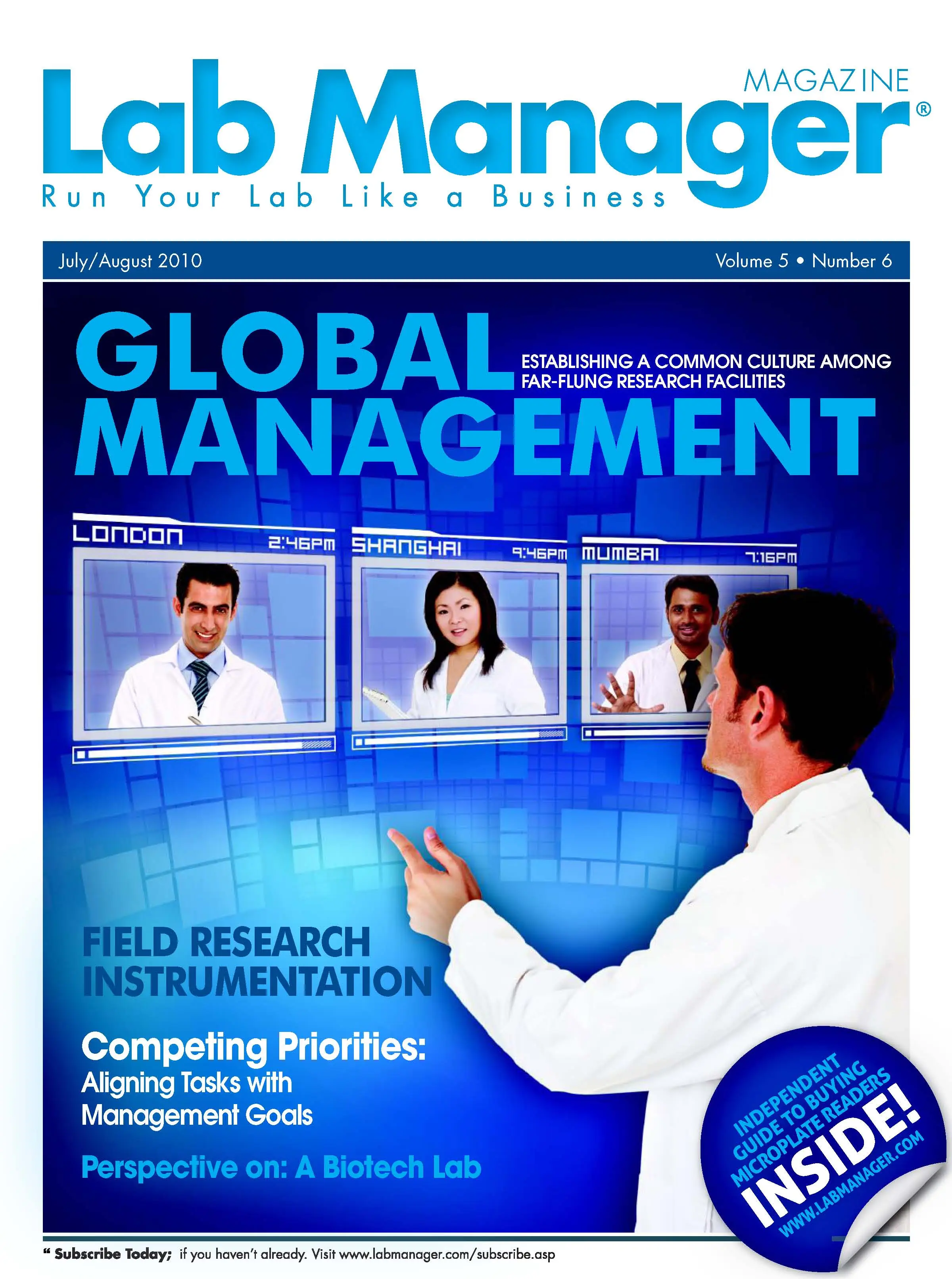Lab Manager Magazine - July/August 2010
