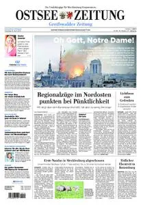 Ostsee Zeitung Greifswalder Zeitung - 16. April 2019