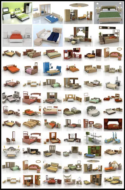 3D Bedroom Collection 2